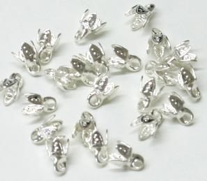 (image for) JFBELL 6mm Silver Plated Bell Cap Pack Qty 50